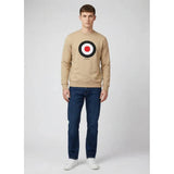 Ben Sherman Target Crew Sweater In Cornstalk