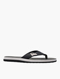 Jeep Mens Branded Thong Sandals In Black