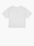 Levis Girls Light Bright Cropped T-Shirt In White