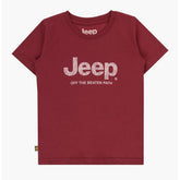 Jeep Boys Jeep Graphic Icon Logo Short Sleeves T-Shirt In Purple
