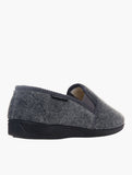 Hush Puppies Mens Johnny Slippers In Grey