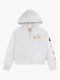 Levis Girls Hibiscus Hoodie Bright White