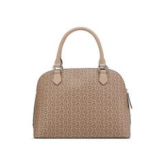 Guess Womens Jenai Dome Satchel Handbag In Walnut