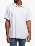 Jeep Mens Casual Textured Shirt In Smog