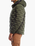 Jeep Hero Puffer Jacket in Olive