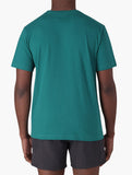 Jeep Mens Fashion Graphic Malachite T-Shirt In Bottle Green