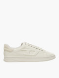 Diesel Mens S-Athene Low Sneakers In White Onyx