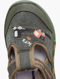 Pierre Cardin Boys Ethan Light Up Sandals In Olive