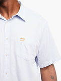 Jeep Mens Casual Textured Shirt In Smog