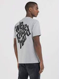 Replay Mens Printed T-Shirt In Grey