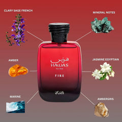 Rasasi Hawas Fire Eau De Parfum Fragrance For Men