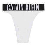 Calvin Klein Womens High Leg Tanga Panty In White