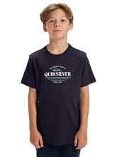 Quiksilver Boys Youth Type Line T-Shirt In Dark Navy