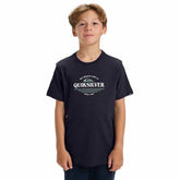 Quiksilver Boys Youth Type Line T-Shirt In Dark Navy