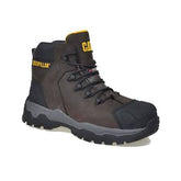 Caterpillar Mens Everett Soft Toe Mid Shoe In Brown