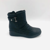 Savoy Ladies Ankle Boots In Navy & Black