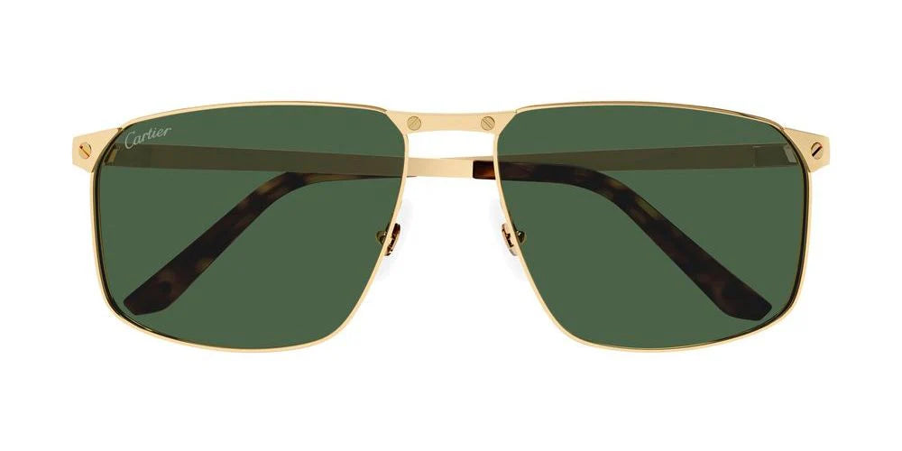 Cartier Gold And Green Sunglasses CT0322S Sedgars SA