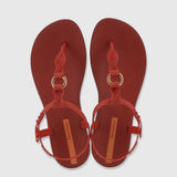 Ipanema Womens Class Luma Sandals In Red & Gold
