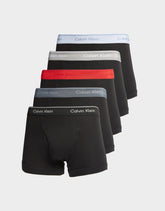 Calvin Klein Mens 5 Pack Set Trunks in Multi