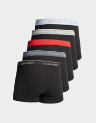 Calvin Klein Mens 5 Pack Set Trunks in Multi
