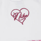 Nike Girls 2 Piece Swoosh On Pointe Box Sweet Beet In White/Pink