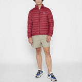 Jeep Mens L-Core Puffer Jacket In Burgandy