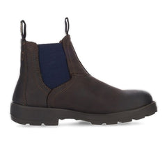 Jeep Mens Brown/Navy Quad Boots