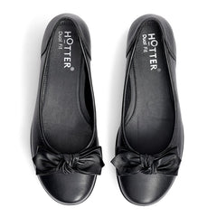 Hotter Ladies Jewel Shoes In Black