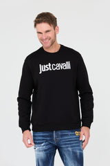 Just Cavalli 75Oait00 Cf502 R Logo Crew Neck 899 Black