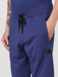 Just Cavalli Mens Cotton Brushed Fleece Track Pants In Indigo