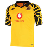 Kappa Mens Kaizer Chiefs Home Jersey 2025/26 In Yellow/Black