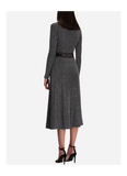 Karl Lagerfeld A1W13030 Jersey Rhinestone Dress Gris Oscuru