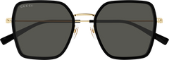 Gucci Womens Sunglasses In Metal Gold And Black