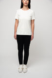 Polo Womens Bella Embroidered T-Shirt In Off White
