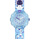 Flik Flak Kiddies Blue Purple ROBOTOLOGY Watch