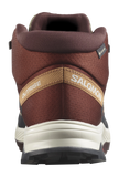 Salomon Mens Outrise Mid Gtx Shoes In Safari/Burnt Henna/Fiery Red