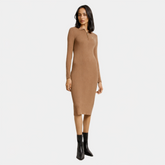 Polo Womens Laya Knit Dress In Camel