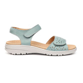 Hotter Ladies Leah II Shoes In Sage