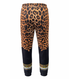 Vialli Mens Mojep Leopard Track Pants In Brown