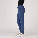 Levis Ladies Curvy Straight Jeans In Washed