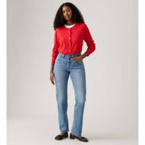 Levis Womens Curve Jeans In Light Blue