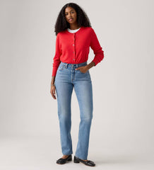 Levis Womens Curve Jeans In Light Blue
