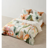 Linen House Inga Duvet Cover Set In Jade