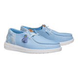 Hey Dude Womens Wendy Funk Floral Shoes In Blue