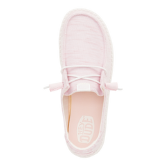 Hey Dude Ladies Wendy Bubblegum Heathered Stretch Shoes