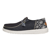 Hey Dude Womens Wendy Funk Floral Shoes In Black