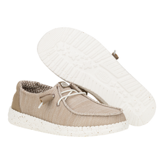 Hey Dude Ladies Wendy Stretch Sox Shoes In Walnut