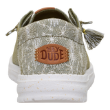 Hey Dude Womens Wendy Floral Funk Shoes In Olive