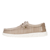 Hey Dude Mens Wallys Stretch Mesh Shoes In Tan