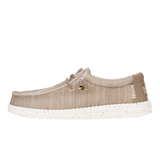 Hey Dude Mens Wallys Stretch Mesh Shoes In Tan